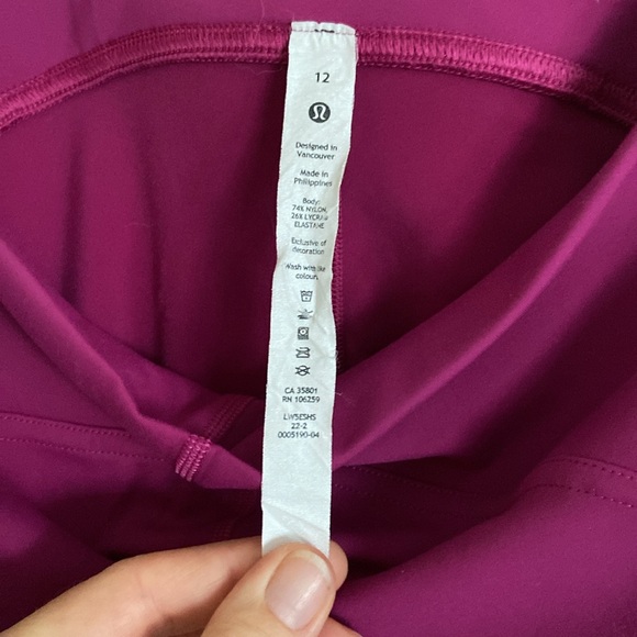 Lululemon Instill High Rise Tight 28”, sz12 - Picture 5 of 5